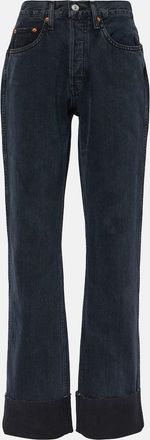 Re/Done High-rise straight jeans