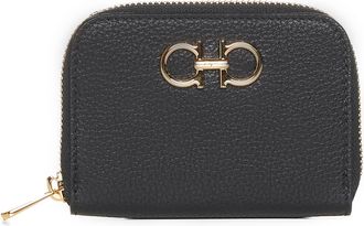 Ferragamo Gancini Leather Coin Purse