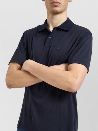 Emporio Armani silk polo shirt