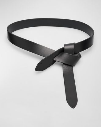 Isabel Marant Lecce Leather Pull-Through Belt