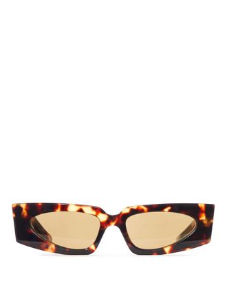 Valentino Garavani Rectangular Acetate Sunglasses