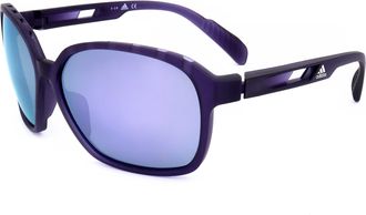 adidas Adidas Womens 62mm Matte Violet Sunglasses