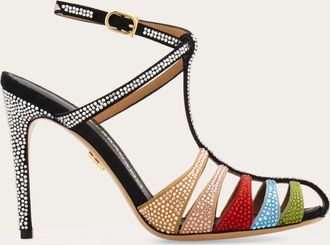 Ferragamo Women Cage sandal Multicolor Size 2.5