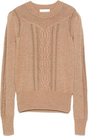 Isabel Marant Maglione con maniche a palloncino - Toni neutri