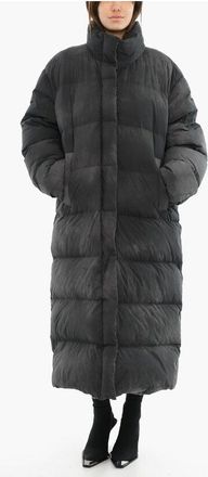 Diesel Maxi Quilted Solid-Color Puffer Jacket W-RAVEE size 38