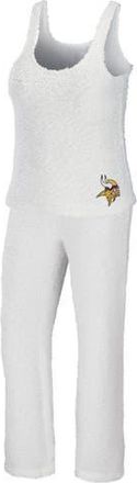 WEAR by Erin Andrews Womens WEAR by Erin Andrews Cream Minnesota Vikings Plus Size Cozy Scoop Neck Tank Top & Pants Set at Nordstrom, Size 4X