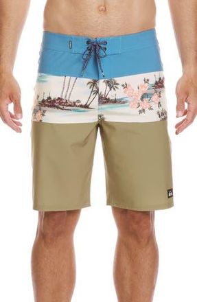 Quiksilver Surfsilk Panel Board Shorts in Niagara at Nordstrom Rack, Size 31