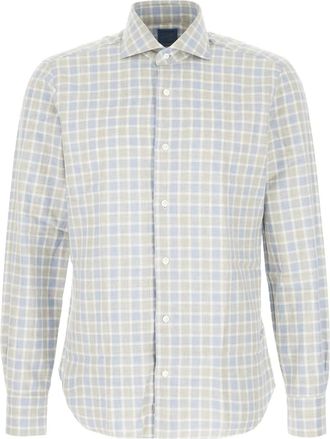 Barba Camicia a quadri - Toni neutri