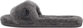 UGG (WMNS) UGG Fluff Slide II Charcoal 1129670-CHRC