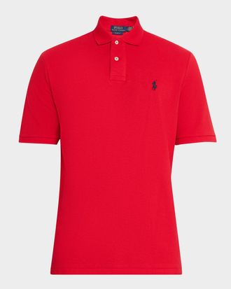 Ralph Lauren Mens Slim Fit Mesh Polo Shirt