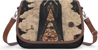 Generic Wizard Skull Crossbody Bags for Women Shoulder Messenger Bag Purse Handbags