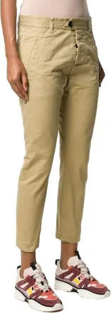 Dsquared2 Womens Cropped Chino Trousers Aw20 W