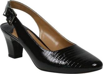J. Rene&eacute; Malree Slingback Pump in Black at Nordstrom, Size 10.5