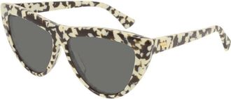 Bottega Veneta Ladies Black Cat Eye Sunglasses BV1018S 006