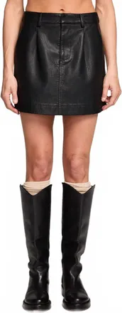 Saltwater Luxe Morgan Mini Skirt In Black