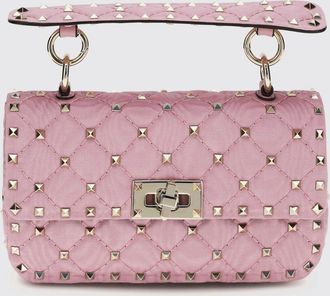 Valentino Garavani Borsa Rockstud Spike in viscosa matelass&egrave;