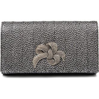 MICHELLE WILHITE The Olivia Clutch in Gunmetal at Nordstrom