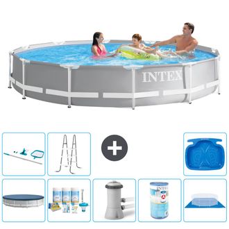 Intex Piscina Prism Frame Redonda - 366x76 Cm - 7-piezas S31931