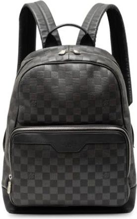 Louis Vuitton Pre-owned Backpacks, female, Black, Size: ONE SIZE Pre-owned Leather Backpack
