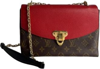 Louis Vuitton Pre-owned Leather Crossbody Bag - Dames - Vintage Schoudertas - Rood - ONE Size - Leer - Vintage