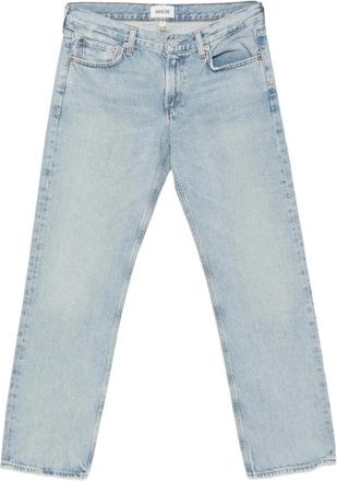 A Gold E Stovepipe Jean - Dames - Regular Fit Jeans - Blauw - W24 - Denim - Jeans
