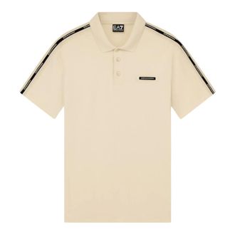Emporio Armani Polo Shirts, male, Beige, Size: XL Polo Shirt