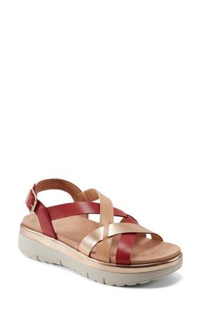 Easy Spirit Indie Slingback Platform Sandal in Red at Nordstrom, Size 7.5