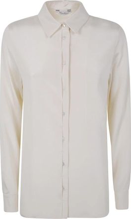 Max Mara Shirts - Dames - Overhemden - Beige - XS - Overhemden