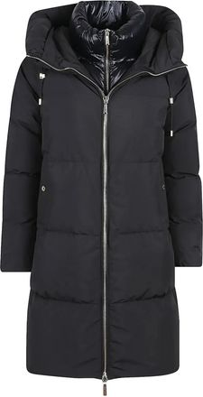 Moorer Giacca CLELIA STP con cappuccio - Nero