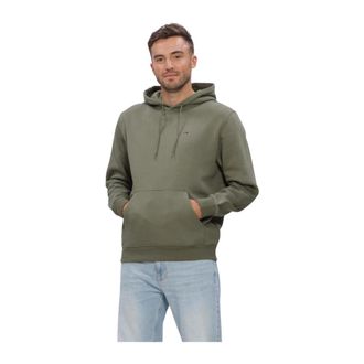 Tommy Jeans Hoodies & sweatvesten, Heren, Groen, S, Heren Truien & Vesten Tjm Reg S Flag Hoodie Ext