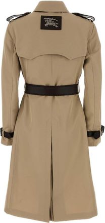 Burberry Oatmealbeige Exterior: Silk Cotton Cappotti Coat