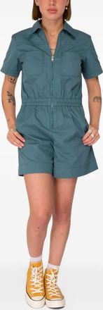 A.P.C. Tuta corta con zip - Blu