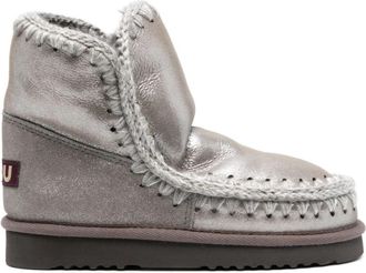 Mou Grijze Enkellaarzen voor Vrouwen - Dames - Winterlaarzen - Grijs - 40 EU - Schoenen