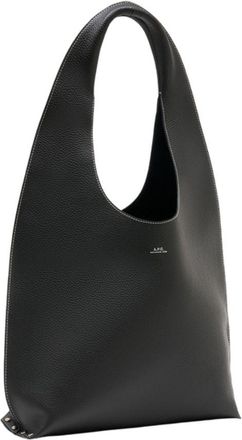 A.P.C. Womens Shoulder Bag Black Cowhide