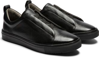 Gernie NYC 33 Laceless Low Top Sneaker in Black Grainy at Nordstrom Rack, Size 11.5