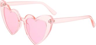 Generic Retro Heart Shaped Frame Sunglasses for Men and For Women, Outdoor Holiday Party Glasses (Color : A, Size : Medium) 2026