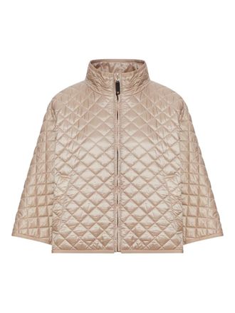 Max Mara Dolphin quilted high-neck jacket - Neutrals