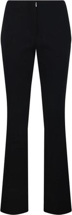 Sportmax Earry 1 Pants - Dames - Wijde Broeken - Zwart - M - Polyester - Broeken