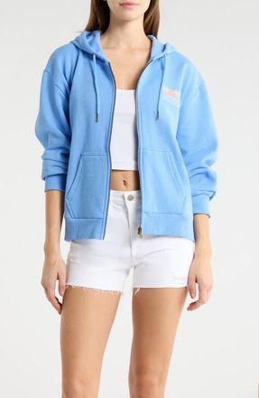 Rip Curl Aloha Zip-Up Fleece Hoodie in Cornflower Blue at Nordstrom, Size Xx-Small