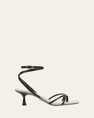 Veronica Beard Caterina Leather Sandals