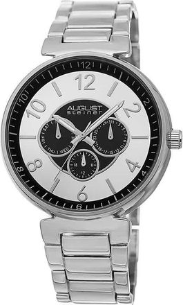 August Steiner Multi-Function Silver Dial Mens Watch AS8102SS
