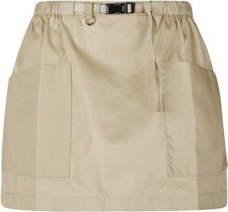 Prada Front-pocket Mini Skirt