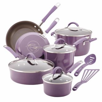 Rachael Ray Cucina Nonstick Cookware Set, 12 Piece