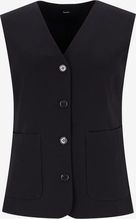 Theory Weste aus Cr&ecirc;pe