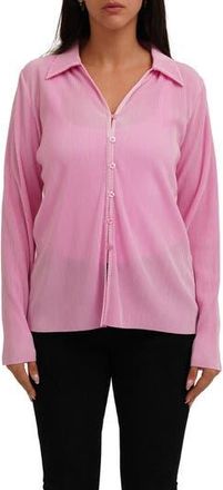 Cyrus Rib Button-Up Shirt in Bon Bon at Nordstrom Rack, Size X-Large