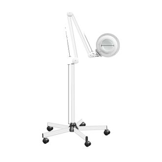 OEM L&aacute;mpara Con Lupa, Iluminaci&oacute;n Regulable, Rotaci&oacute;n De 360&deg;, Blanca
