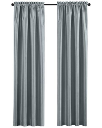 Elrene Colette Faux Silk Blackout Window Curtain