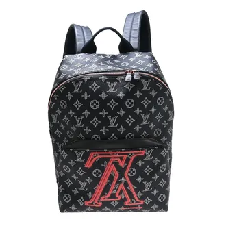 Louis Vuitton Apollo Limited Edition Upside Down Monogram Ink Blue Canvas Backpack Bag (Pre-Owned)