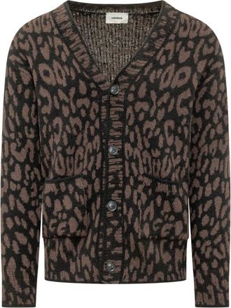 A Paper Kid Cardigan in Maglia - - Knitwear - Uomo - Marrone - S