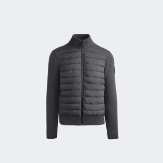 Canada Goose Manteau en tricot HyBridgeMD Black Label (Hommes, Iron Grey, TG)